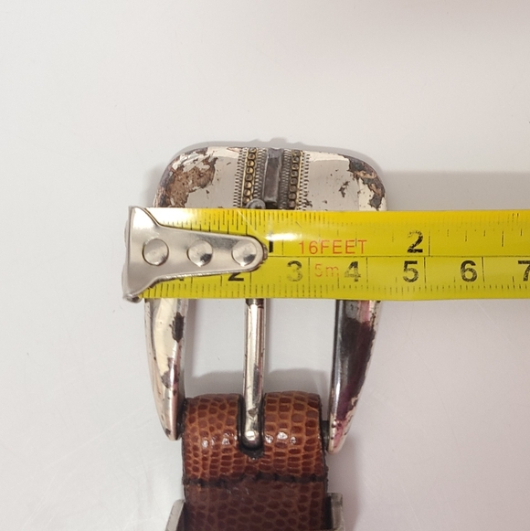 Johnston & Murphy #8823 Italian Calfskin Belt Cognac Sz 36 - Picture 15 of 15